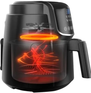 سرخ کن مایدیا مدل MF-CN35C2 با توان ۱۵۰۰ وات و فناوری گردش هوای داغ، پختی سالم و سریع را امکانپذیر میکند. طراحی جمعوجور و تنظیمات دقیق دما و زمان، استفاده آسان و نتایج خوشطعم را برای کاربران فراهم میسازد.